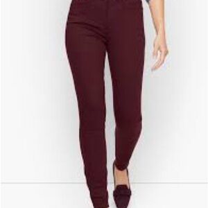 Talbots Wine Skinny Jeggings, Size 4
